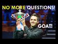 The Day Ronnie Became GOAT! Absolutely Magnificent! World Championship 2022!