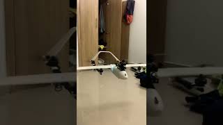 DIY 3d printed vtol quad plane. Built in my bedroom. Follow for more posts. #flightdesign