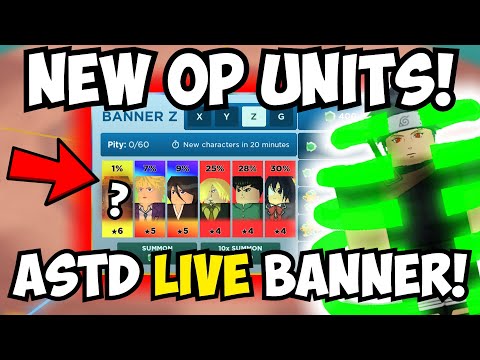 🔴[NEW UNITS] LIVE BANNER - All Star Tower Defense New Codes ASTD 