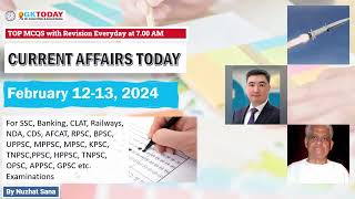 February 12-13,  2024 Current Affairs in English by GKToday screenshot 2