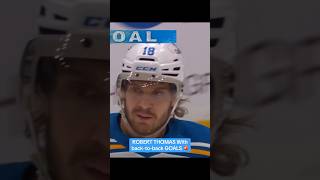ROBERT THOMAS With back-to-back GOALS 🚨 #robertthomas #thomas #stlouis #stlouisblues #blues