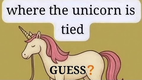 jeelu is live IQ test live puzzle game solve Where the unicorn is tied mind game brain test