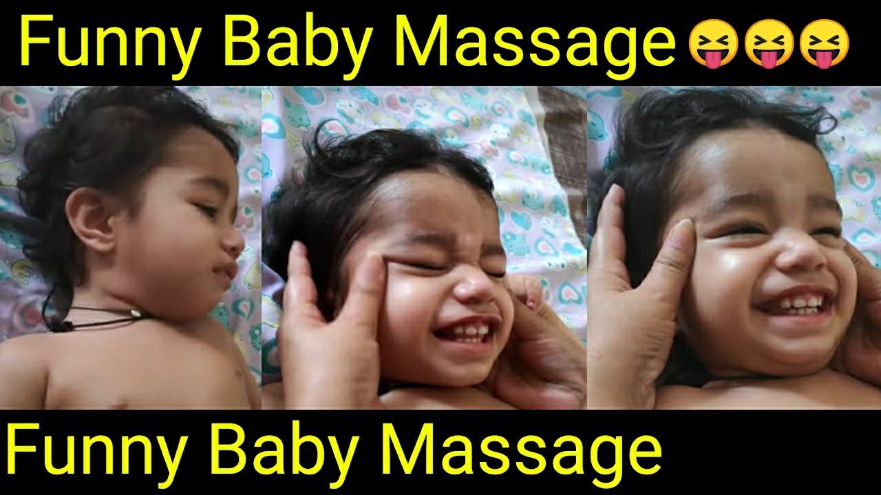Naughty Baby | Baby Massage | Face Massage Very Funny 🤪🤪🤪