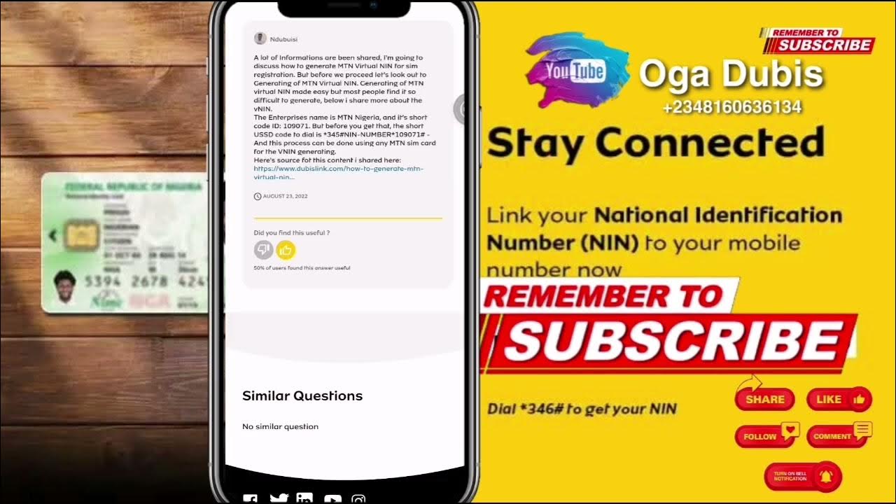 How to Generate MTN Virtual NIN (VNIN) 