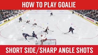 NHL 17 Goalie TIps - How to Save Short Side/Sharp Angle Shots