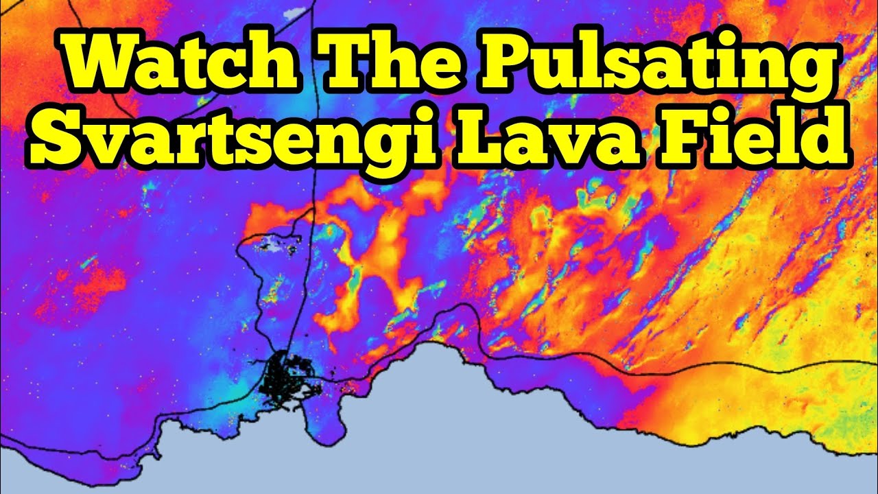 Watch Pulsating Svarstengi Lava Field, Iceland, Reykjanes Peninsula, Interferogram GPS Data