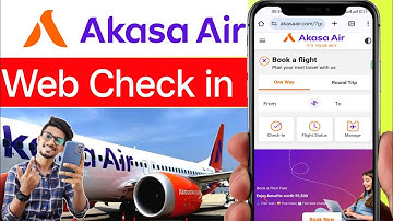 akasa air flight web checking kaise kare I akasa air online boarding pass Hindi