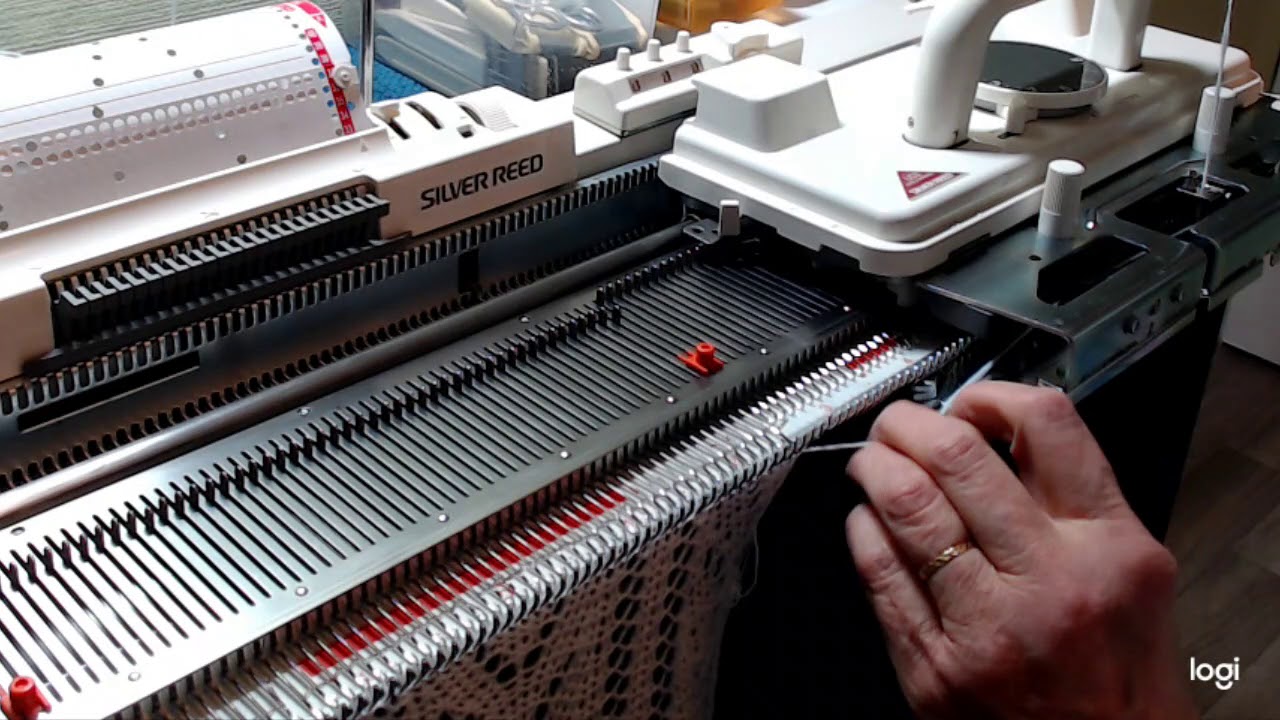 tuto du 15/03/20 : point ajouré avec le chariot LC2 , avec une astuce trouvée par Monique Genonceaux