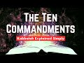 Les dix commandements  la kabbale explique simplement