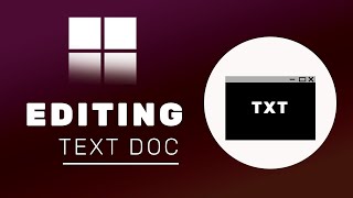 How Text Editing With Windows CMD?