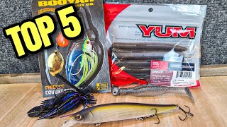 TOP 5 Spring Lures ANYONE Can Catch Bass With!