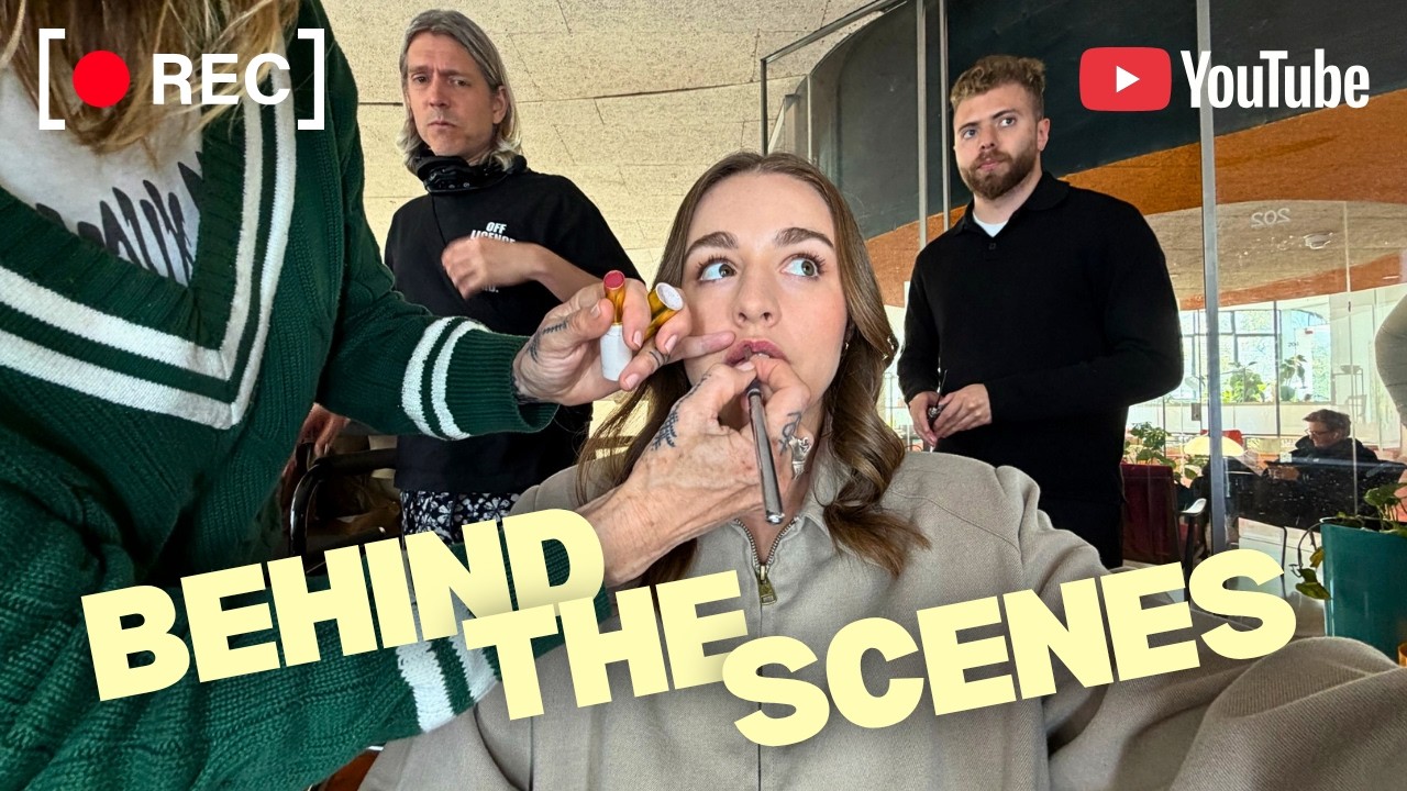 ON SET WITH YOUTUBE: Hosting a new series! come behind the scenes!!