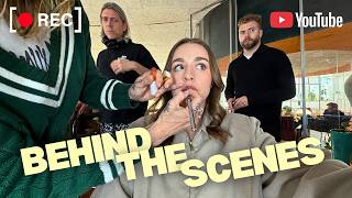 ON SET WITH YOUTUBE: Hosting a new series! come behind the scenes!!