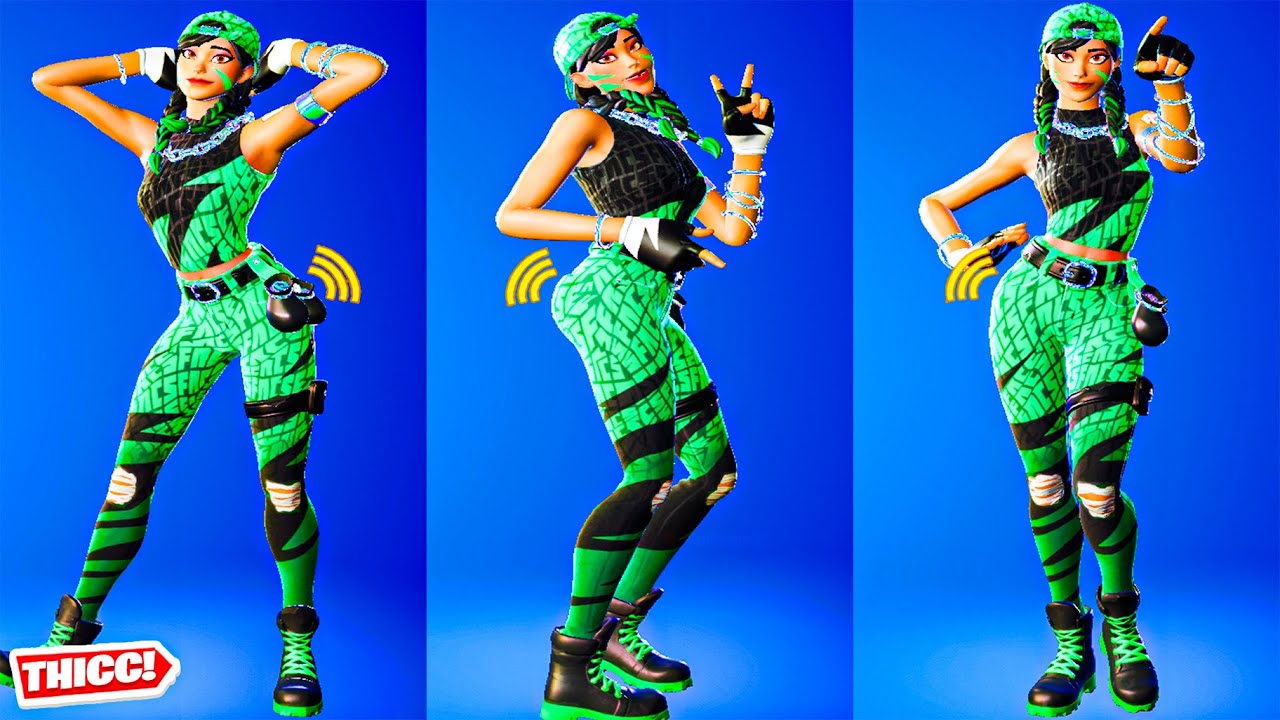 Fortnite Championship Aura Skin Showcase Thicc 🍑😘 New FNCS 2023 Outfit ...