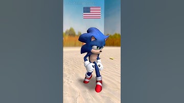 Sonic Team from different Countries get shot in Squid Game  #sonic #squidgame #squidgame2 #funny