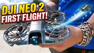 DJI Neo 2 First Flight! NEW Drone USER The BEST Beginner On The Market! FPV Ready 4k 100fps Fly More