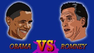 Obama vs Romney - (alt. end 1) - Street Fighter Election