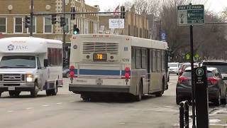 W B CTA Rt 78 Montrose bus Feb 21st 2019