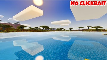 (Windows 10, Android, iOS) BEST Minecraft Bedrock Edition Shader Amazing Water Reflection