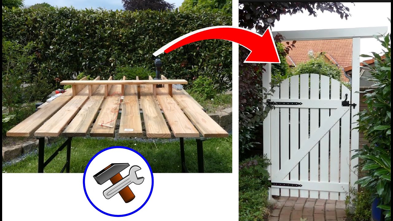 Portillon en Bois Fait Maison | Fabriquer une Porte de Jardin en Bois