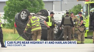 Wreck backs up traffic on 41 and Harlan Drive