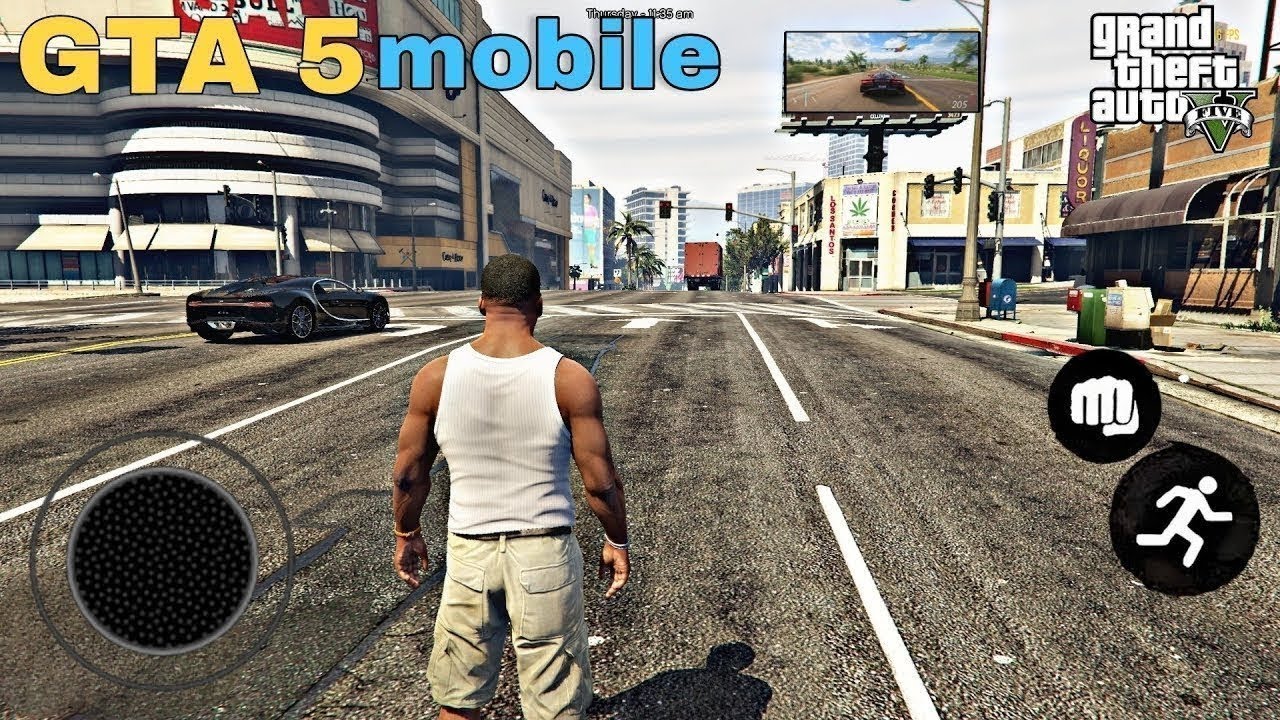 GTA 5 Mobile Gameplay  | Cara download gta 5 di android | GTA 5 Mobile Download