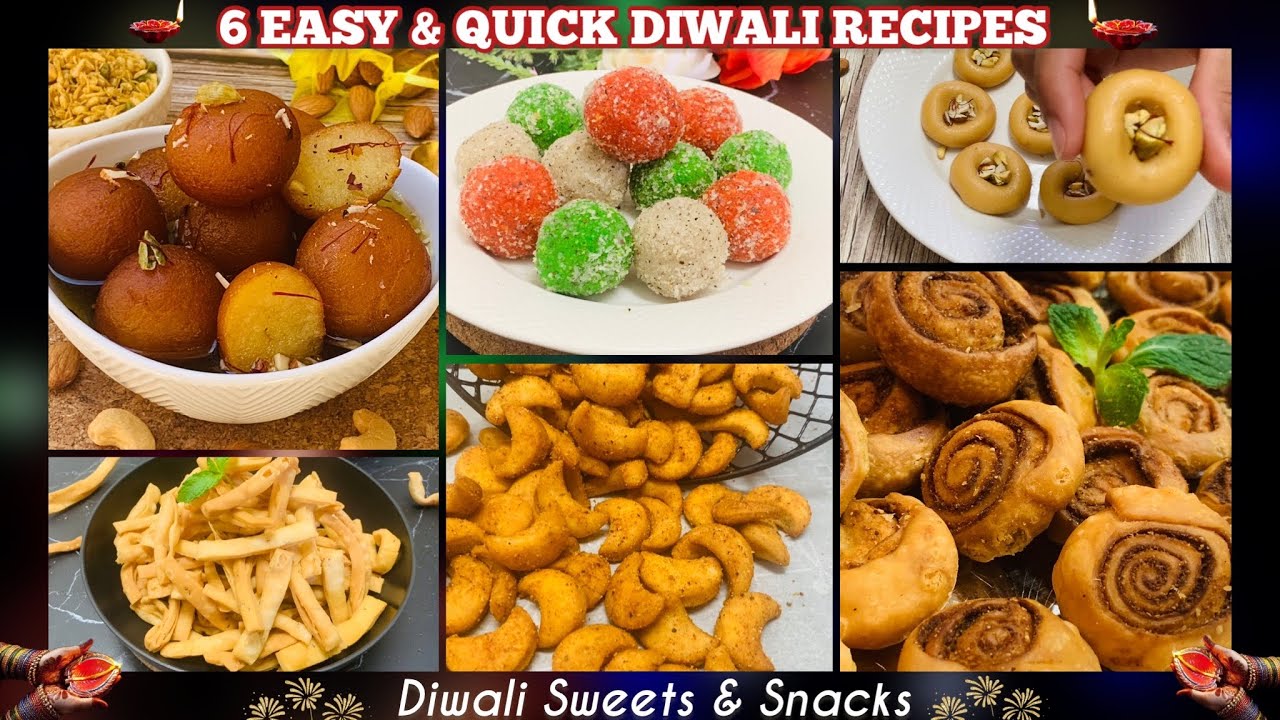 6 Easy & Quick Diwali Recipes Diwali Special Sweets Easy Diwali