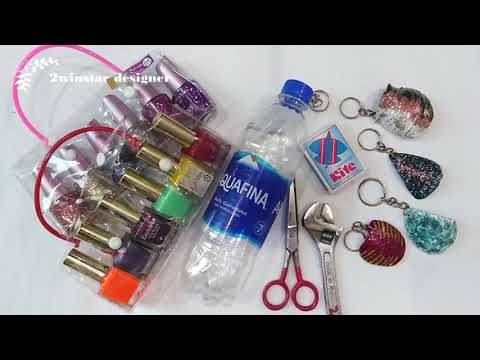 HOW TO MAKE A KEY HOLDER OUT OF PLASTIC BOTTLES. 