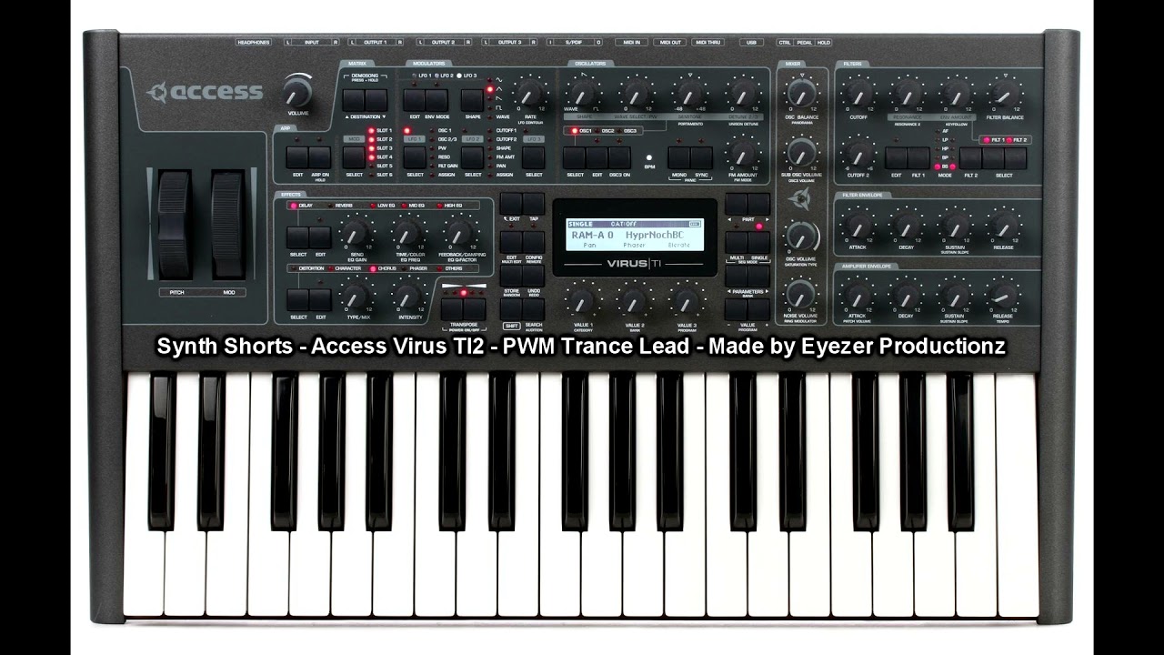 Synth Shorts - Access Virus TI2 - PWM Trance Lead 
