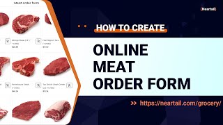Online Meat Order Form | Sell Meat Online | Ready-made order form with calculations screenshot 3