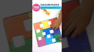 DIY Colour Puzzle Activity For Kids - Free Printables  #kidsactivityathome #kidsactivitiesblog #kids screenshot 4