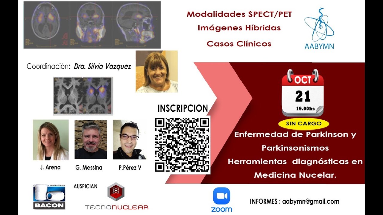 Webinar Enfermedad de Parkinson y parkinsonismos. Herramientas diagnósticas en Medicina Nuclear