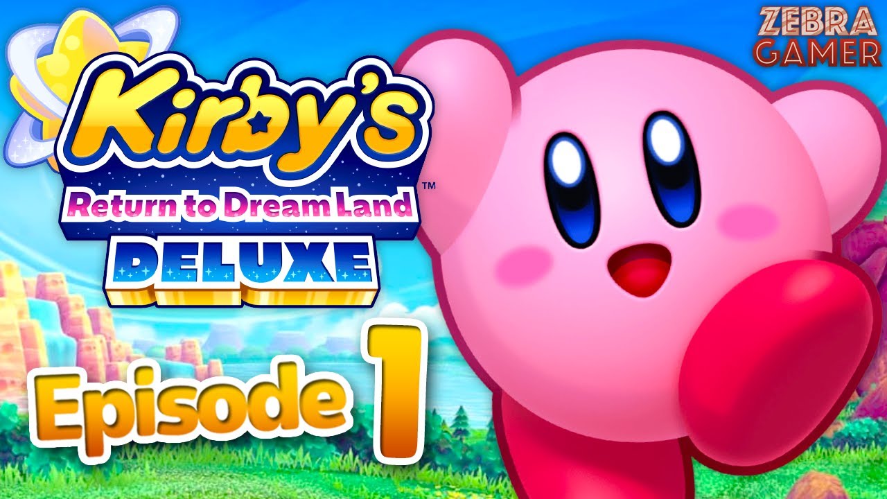 Kirby's Return to Dream Land Deluxe Walkthrough Part 1 Cookie Country  (Nintendo Switch) co-op 