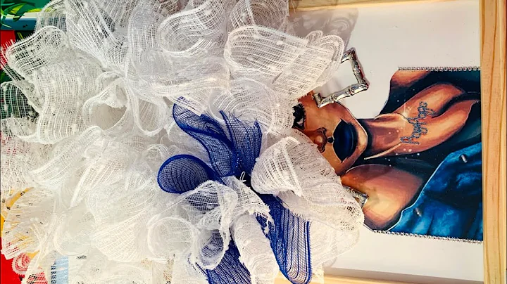 DIY Picture frame diva wreath