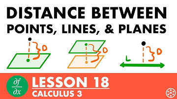Distance Between Points, Lines, & Planes | Calculus 3 Lesson 18 - JK Math