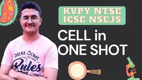 Cell Structure and Division- KVPY SA, NTSE/Stage 2, ICSE, NSEJS. Selina Concise Biology. Lecture 4