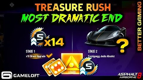 Treasure Rush Koenigsegg Jesko Absolut | Free S Class Direct Upgrades | Asphalt 8 Update71 2025