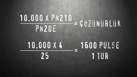 Servo Motor SGAS Serisi Parametre dişli ayarları | Servo motor sürücü ayarları
