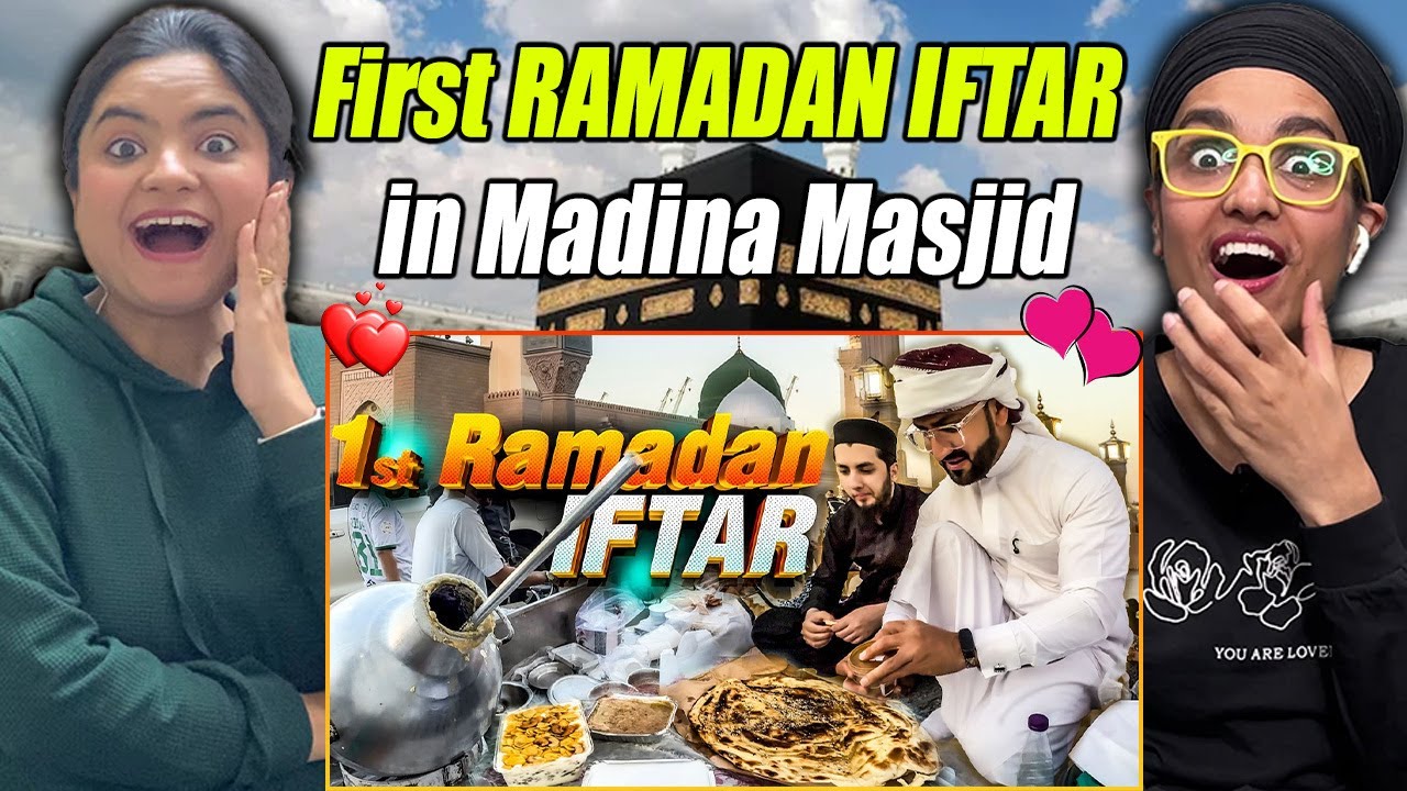 Indians React to First RAMADAN IFTAR in Madina Masjid al Nabawi | Ramadan Mubarak