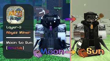 Sun Whistle Guide walk through | Roblox Abyss Miner Layer 3
