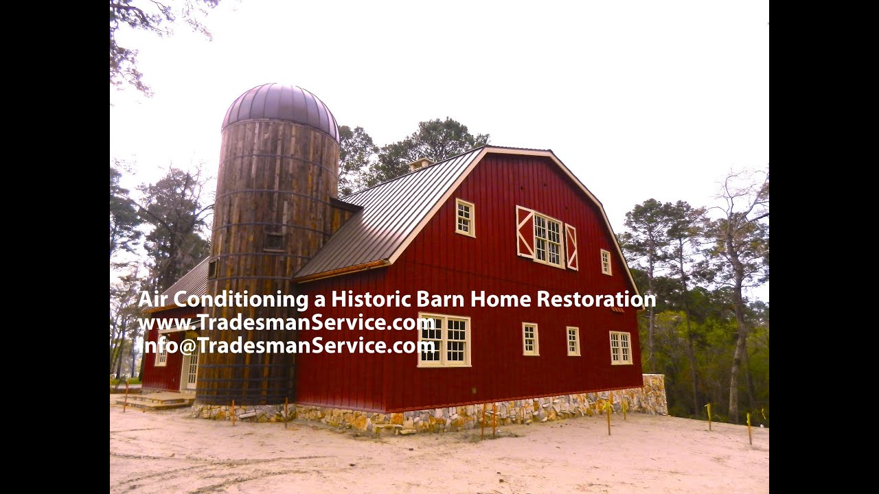 Air Conditioning A Historic Barn Home Restoration Youtube