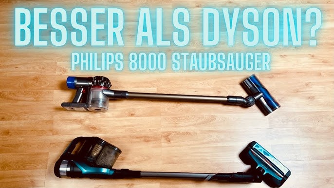 Philips 8000 Aqua Plus XC8055 Akku-Staubsaugers mit des YouTube | Wischfunktion - Test