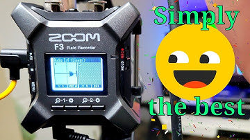 Zoom F3 BEST Consumer Audio Interface, Most Advanced