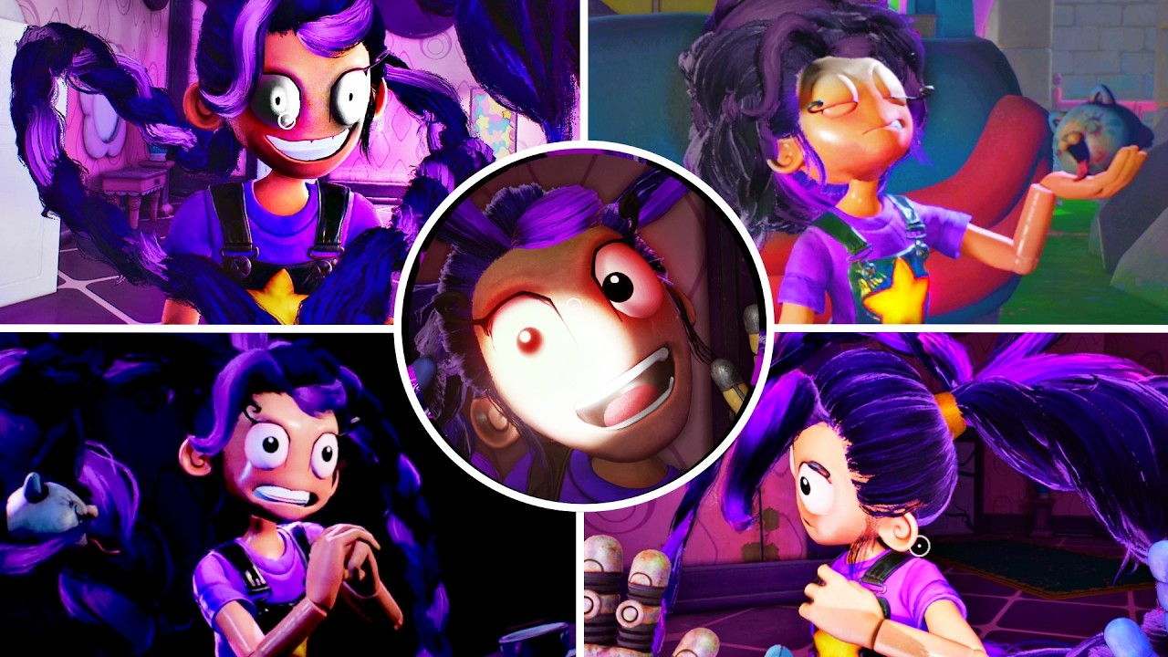 Lilly Love Braids All Scenes And Scary Moments - Poppy Playtime 5