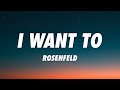 Rosenfeld - I Want To (Lyrics)