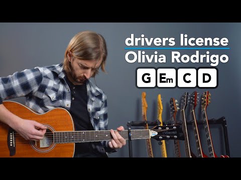 drivers license Guitar Tutorial (chords & strumming) Olivia Rodrigo