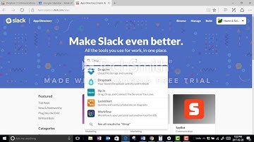 Using Dropbox in Slack