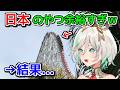 日本のジェットコースターを舐めた結果…【ホロライブ切り抜き / 英語解説 / セシリア】