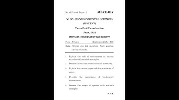 MEVE - 017   June 2024 Question Paper