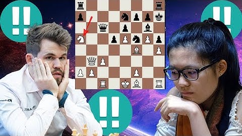 Wonderful chess game 310Magnus carlsen vs Hou yifan 5